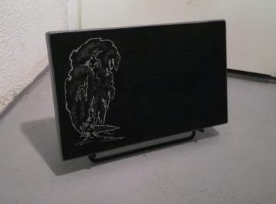 Hauaplaat-kask must-39x24x3cm